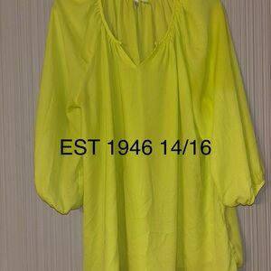 Women's Yellow Blouse